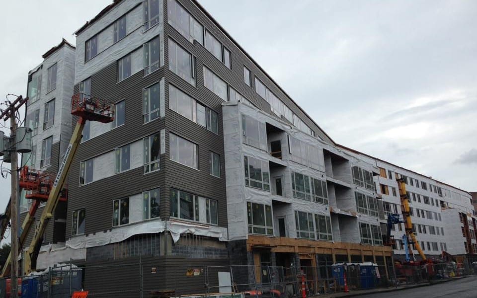 New residential buildings at 165 Cambridgepark Dr. in Alewife