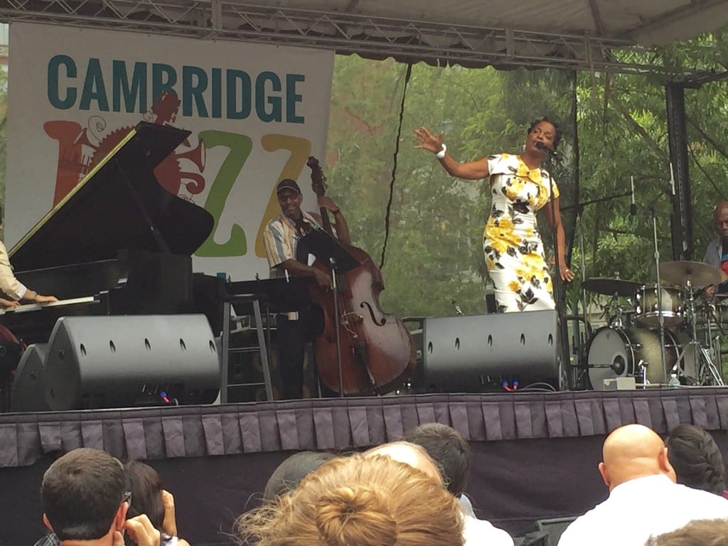 Nnenna Freelon performs at the 2015 Cambridge Jazz Festival