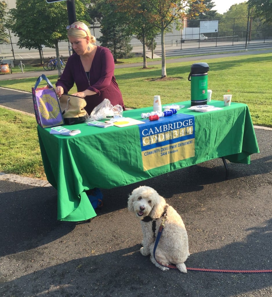 Eddie and I stopped by  Joan Lorentz Park one morning for coffee with CDD & Animal Control staff. The park now offers shared use from 8-10 AM.